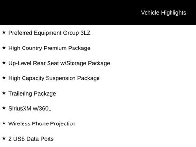 2022 Chevrolet Silverado 1500 High Country