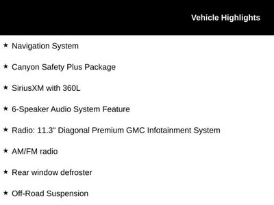 2026 GMC Canyon Elevation