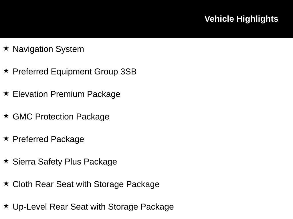 2026 GMC Sierra 1500 Elevation