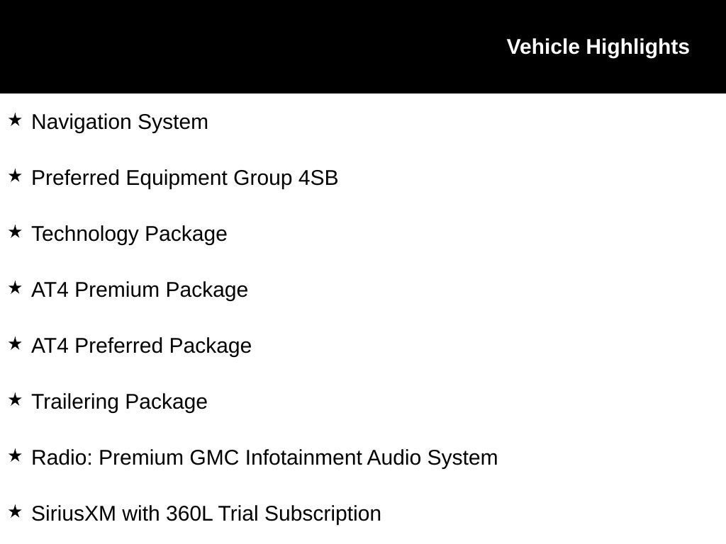 2026 GMC Sierra 1500 AT4