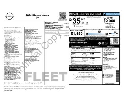 2024 Nissan Versa SV