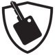 GMC Protection Gap Coverage Logo with a Car Key Icon - Tinney GMC in LYNCHBURG VA