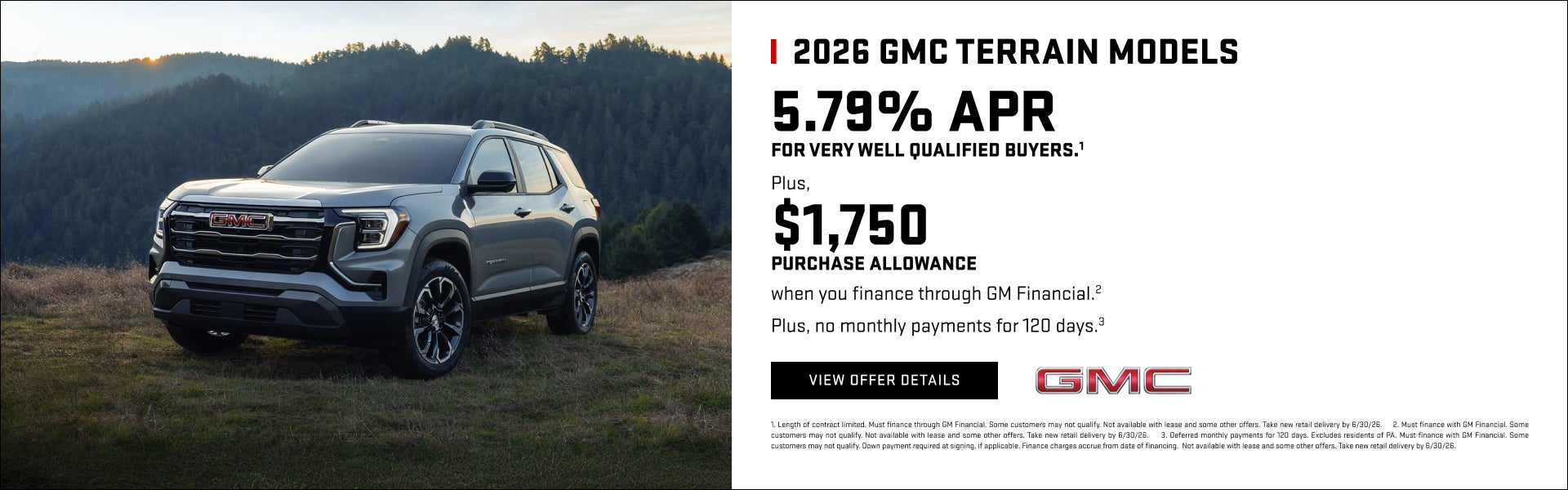 GMC Terrain Offer